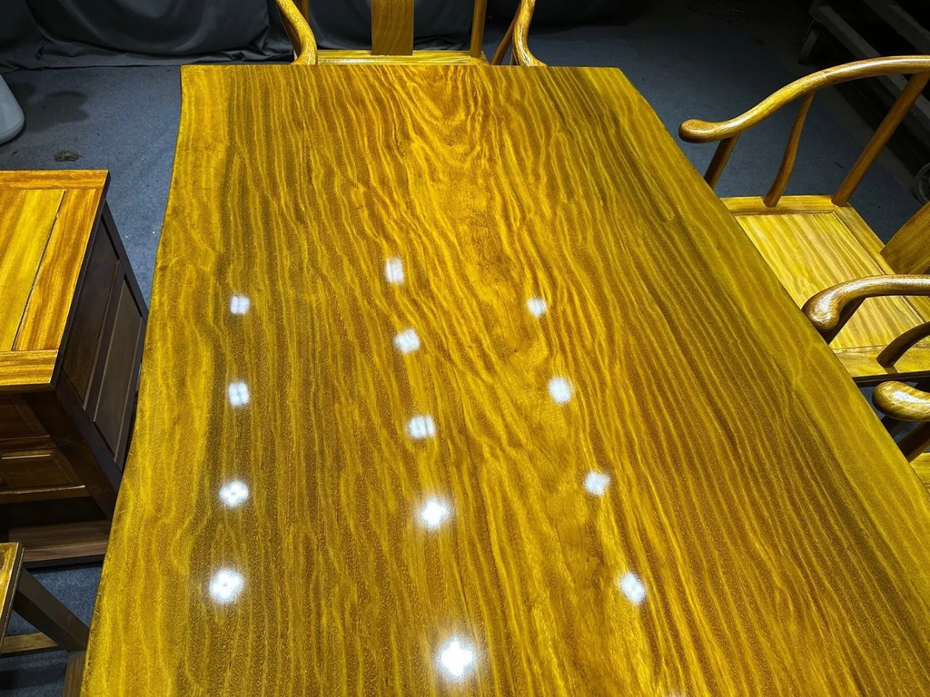 Jinxinnan large wooden tea table, solid wood tea table, large wooden tea table, tea board, new Chinese style furniture, modern and simple tea table