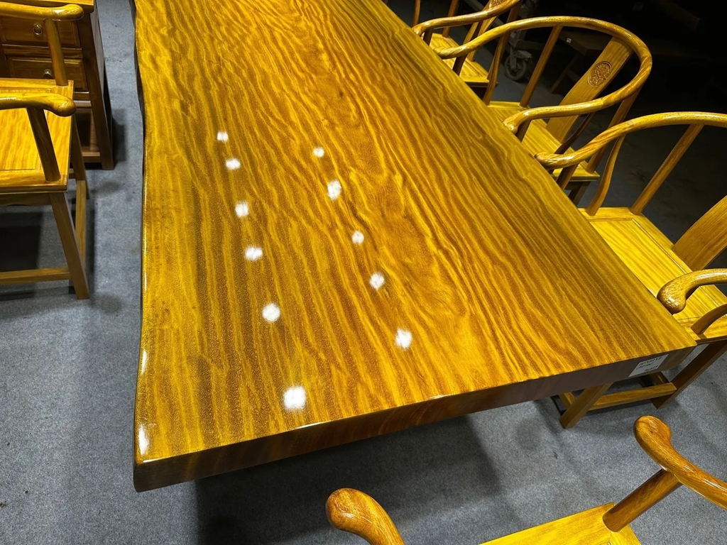 Jinxinnan large wooden tea table, solid wood tea table, large wooden tea table, tea board, new Chinese style furniture, modern and simple tea table