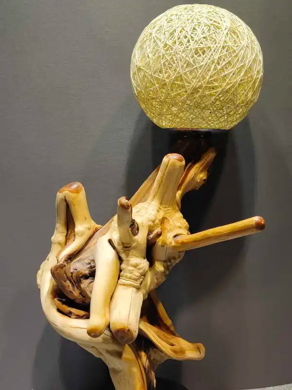 Natural cliff cypress root form detail close-up