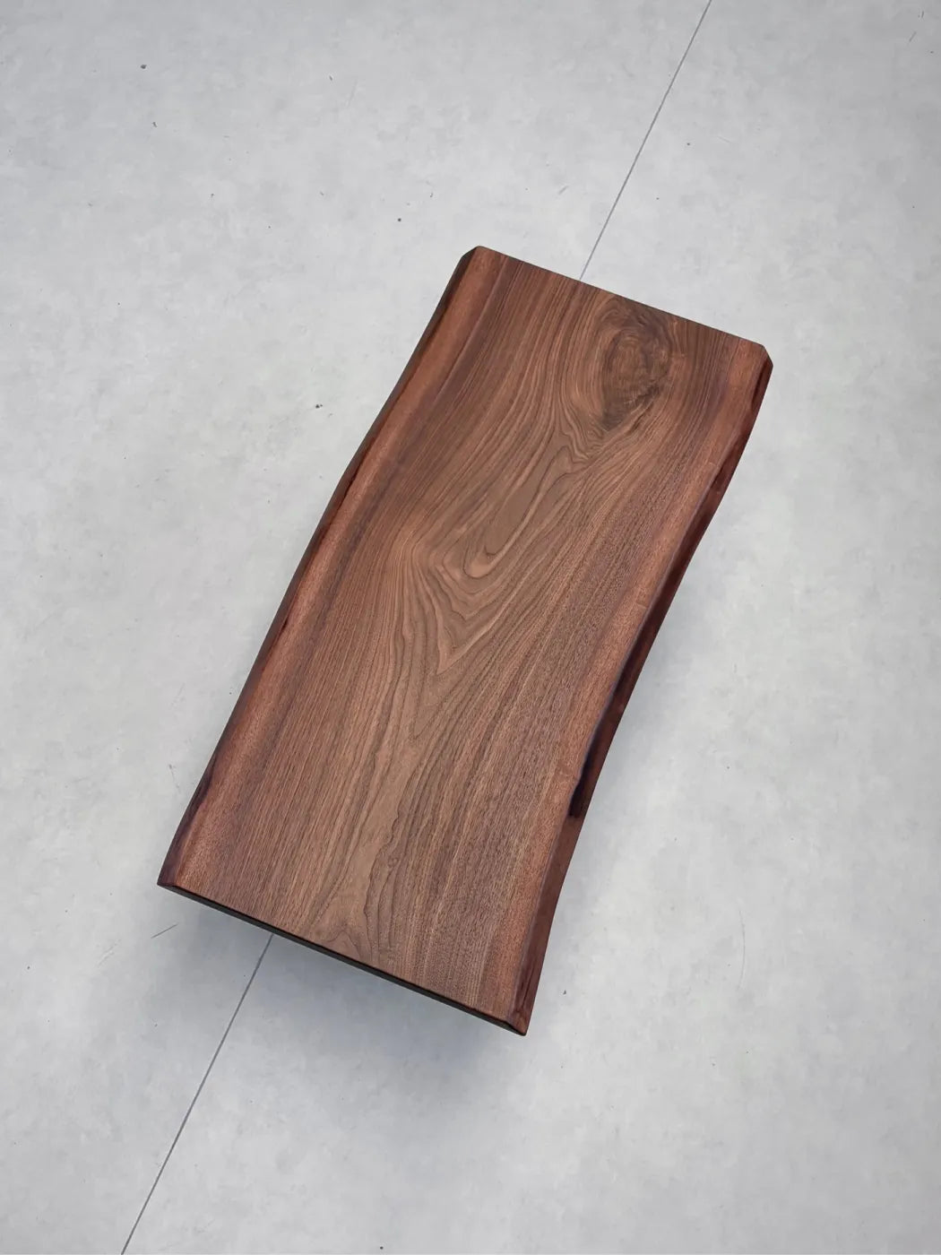 Black Walnut Solid Wood Slab Dining Table 142*60-60-62*5.5