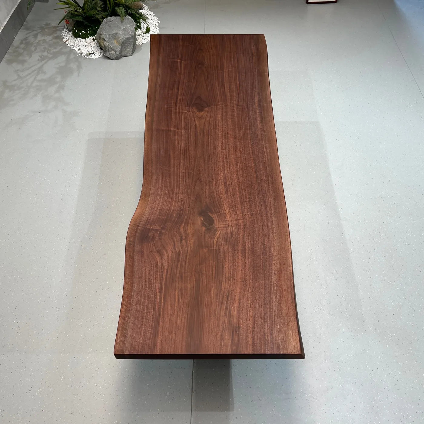 Black Walnut Solid Wood Slab Dining Table