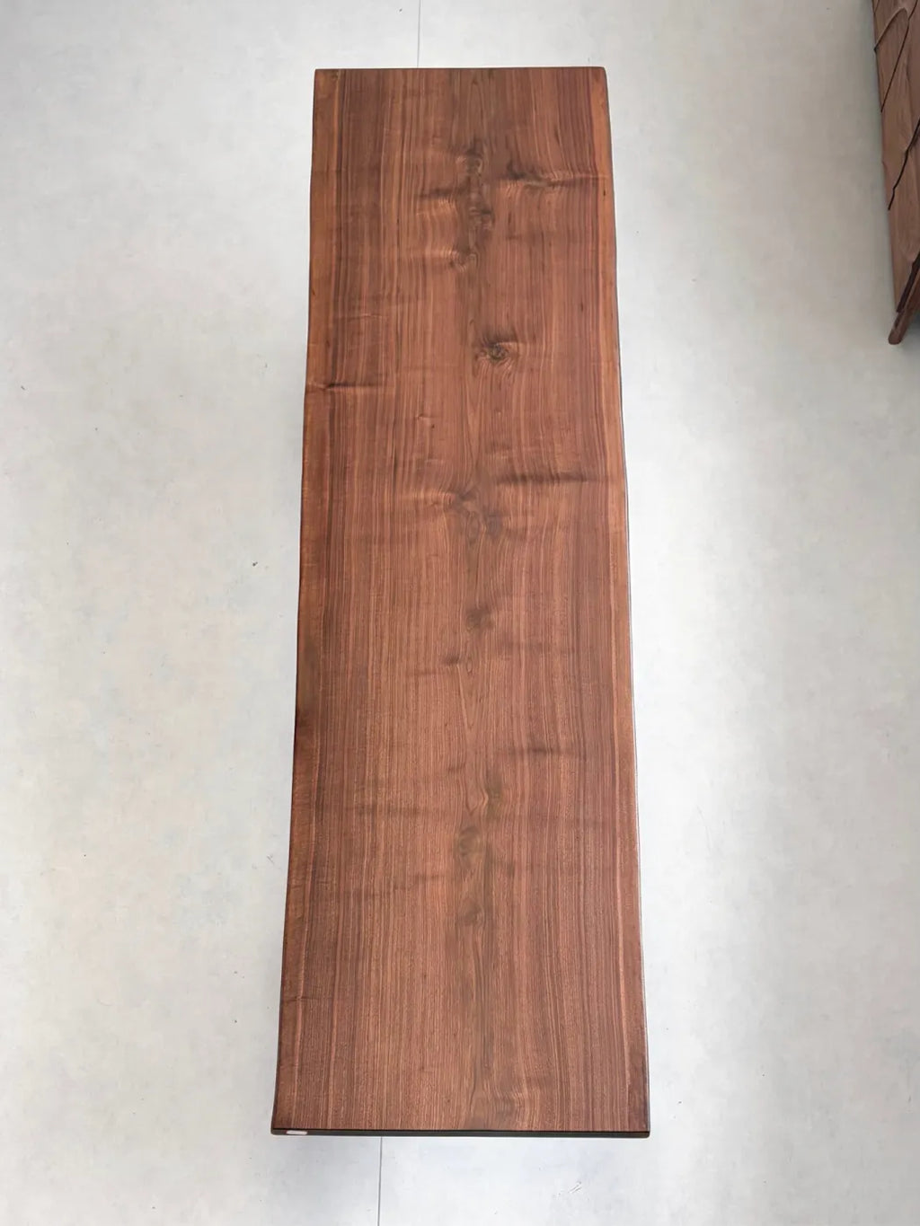 North American Black Walnut Live Edge Dining Table 304*81-83-87*6.5