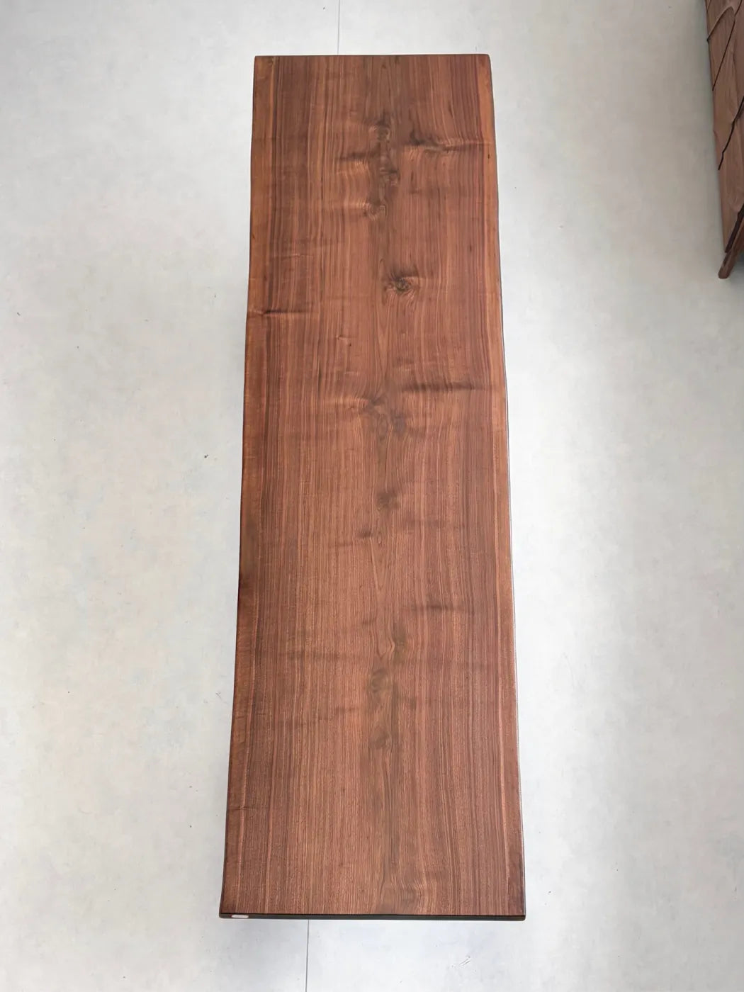 North American Black Walnut Live Edge Dining Table 304*81-83-87*6.5