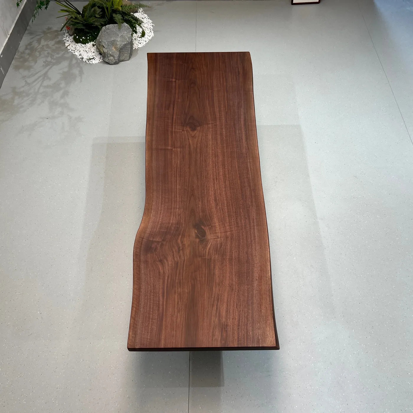 Black Walnut Solid Wood Slab Dining Table