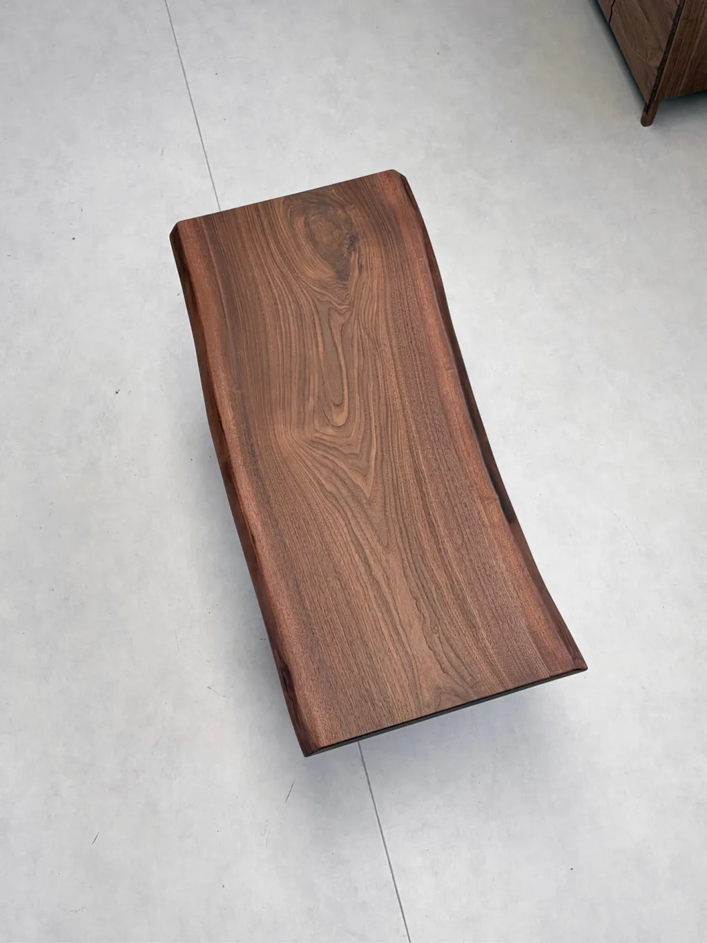 Black Walnut Solid Wood Slab Dining Table 142*60-60-62*5.5