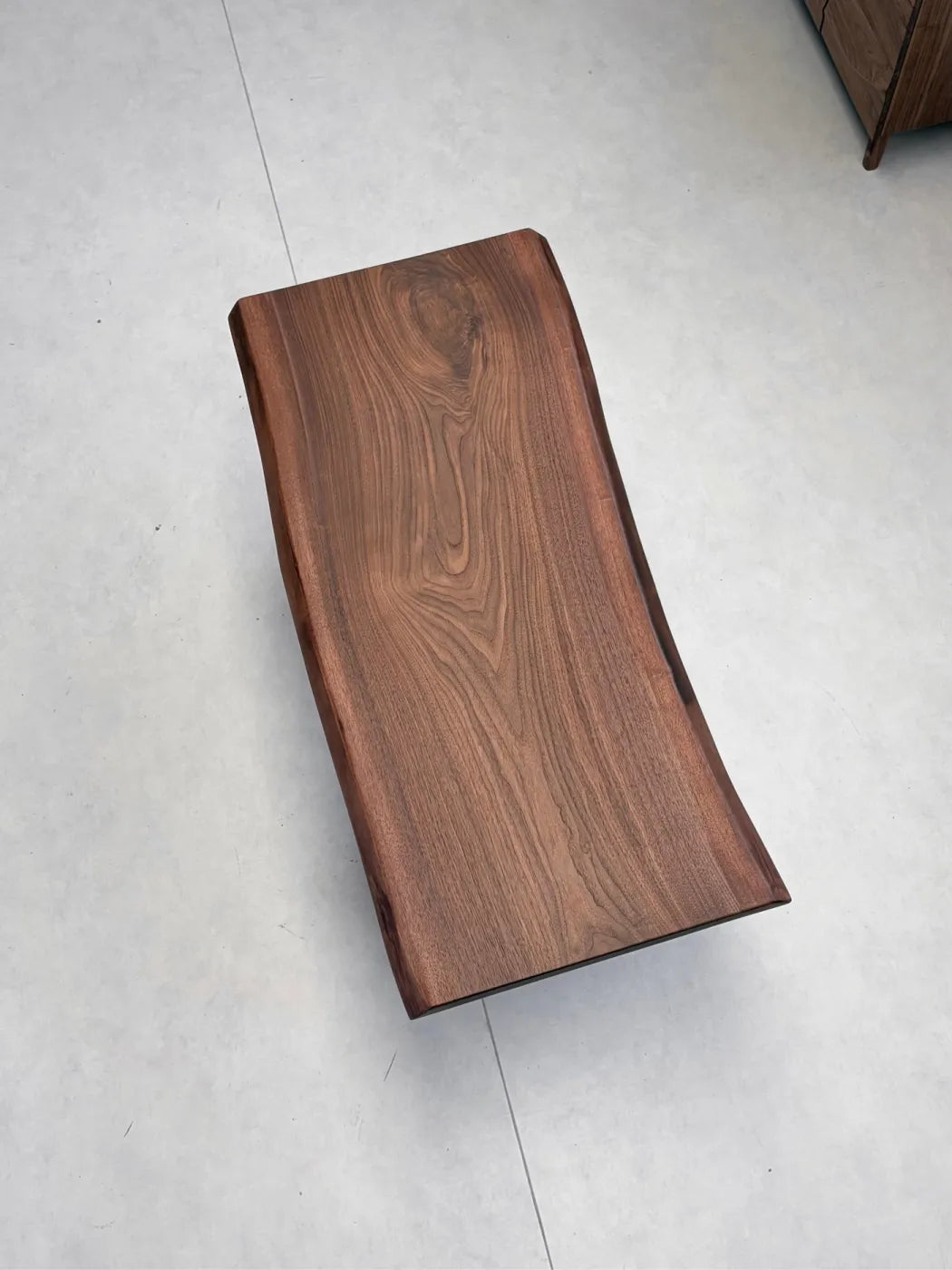 Black Walnut Solid Wood Slab Dining Table 142*60-60-62*5.5