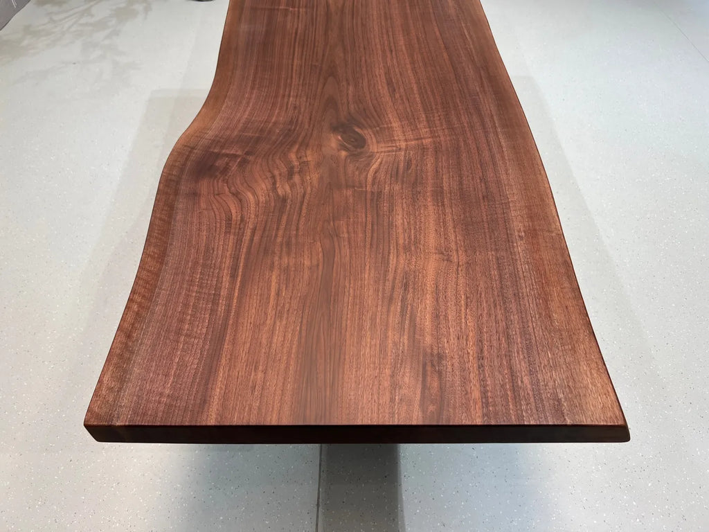 Black Walnut Solid Wood Slab Dining Table