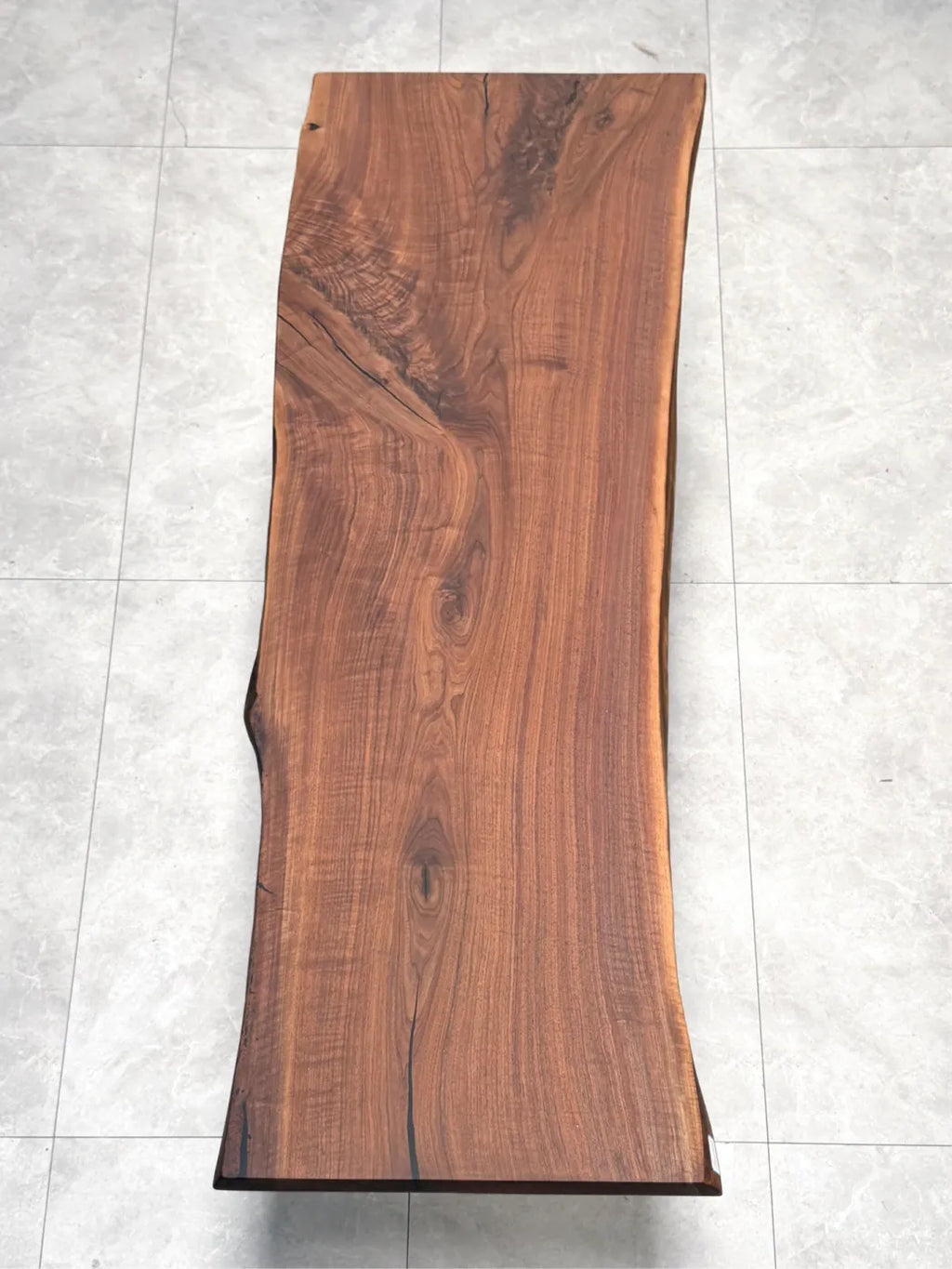 North American Black Walnut Live Edge Dining Table 255*80*5.8