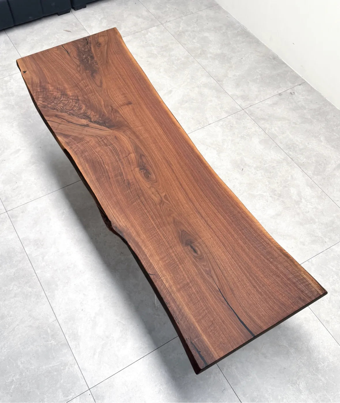 North American Black Walnut Live Edge Dining Table 255*80*5.8