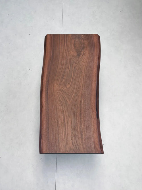 Black Walnut Solid Wood Slab Dining Table 142*60-60-62*5.5