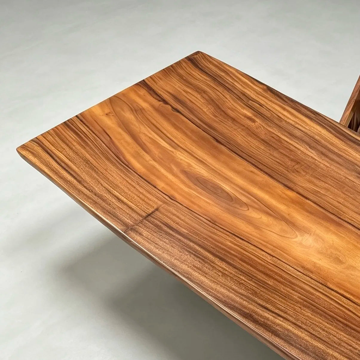 South American walnut wood large board solid wood tea table, tea table, wooden desk to living room, large long table, rain wood dining table, whole piece