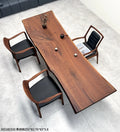North American Black Walnut Live Edge Dining Table 255*80*5.8