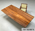 South American walnut wood large board solid wood tea table, tea table, wooden desk to living room, large long table, rain wood dining table, whole piece